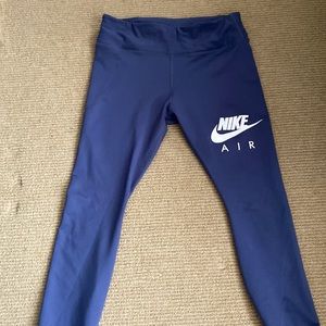 Nike Air Blue Leggings size MEDIUM